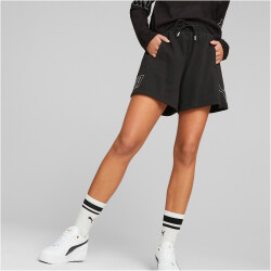 PUMA Power Colorblock High-Waist Shorts Damen 01 - PUMA...