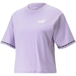 PUMA Power Tape T-Shirt Damen 25 - vivid violet L