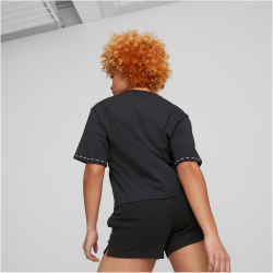 PUMA Power Tape T-Shirt Damen 01 - puma black M