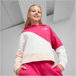 PUMA Power Cat Hoodie Mädchen 64 - orchid shadow 140
