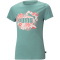 PUMA Essentials+ Flower Power T-Shirt M&auml;dchen 84 - adriatic 152