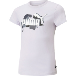 PUMA Essentials+ Street Art Logo T-Shirt M&auml;dchen 68 - spring lavender 152