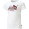 PUMA Essentials+ Street Art Logo T-Shirt M&auml;dchen 02 - puma white 152