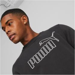 PUMA Essentials Elevated Sweatshirt Herren 01 - puma black XXL