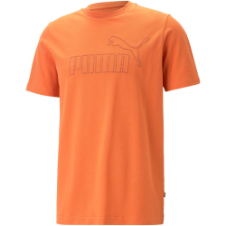 PUMA Essentials Elevated Pique T-Shirt Herren 94 - chili...