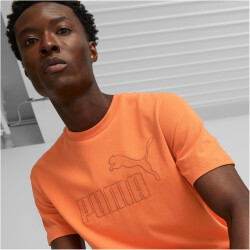 PUMA Essentials Elevated Pique T-Shirt Herren 94 - chili powder M