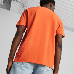 PUMA Essentials Elevated Pique T-Shirt Herren 94 - chili powder M