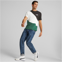 PUMA Power Cat T-Shirt Herren 37 - vine L