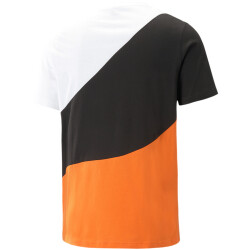 PUMA Power Cat T-Shirt Herren 23 - cayenne pepper XL