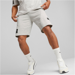 PUMA Power 9" Shorts Herren 04 - light gray heather XL
