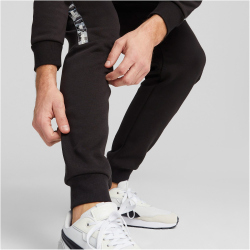 PUMA Essentials Tape Camouflage Fleece Jogginghose Herren 01 - puma black XL