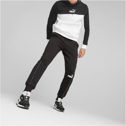 PUMA Essentials Block x Tape Fleece Jogginghose Herren 01...