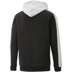 PUMA Essentials Block x Tape Fleece-Hoodie Herren 04 - light gray heather M
