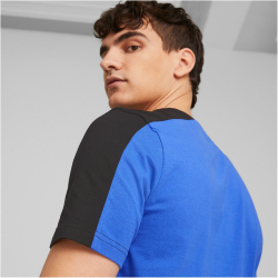 PUMA Essentials Block x Tape T-Shirt Herren 92 - royal sapphire M
