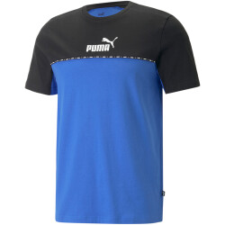 PUMA Essentials Block x Tape T-Shirt Herren 92 - royal...