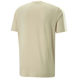 PUMA Essentials Block x Tape T-Shirt Herren 88 - granola M