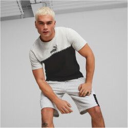 PUMA Essentials Block x Tape T-Shirt Herren 04 - light...