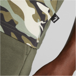 PUMA Essentials Block Camouflage T-Shirt Herren 73 - green moss S