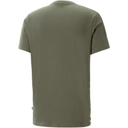 PUMA Essentials Block Camouflage T-Shirt Herren 73 - green moss XXL