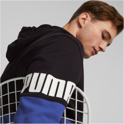 PUMA Power Colorblock Hoodie Herren 92 - royal sapphire L