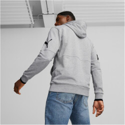 PUMA Power Colorblock Hoodie Herren 04 - light gray heather L