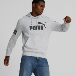 PUMA Power Colorblock Hoodie Herren 04 - light gray...