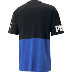 PUMA Power Colorblock T-Shirt Herren 92 - royal sapphire XL
