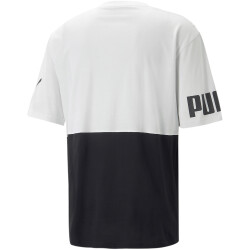 PUMA Power Colorblock T-Shirt Herren 02 - puma white M
