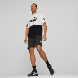 PUMA Power Colorblock T-Shirt Herren 02 - puma white XL