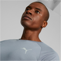 PUMA Evostripe T-Shirt Herren 69 - gray tile L