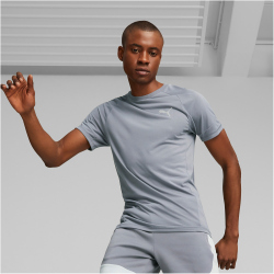 PUMA Evostripe T-Shirt Herren 69 - gray tile XL