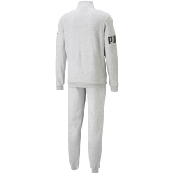 PUMA Power Jogginganzug Herren 04 - light gray heather M