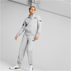 PUMA Power Jogginganzug Herren 04 - light gray heather XL