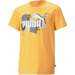 PUMA Essentials+ Street Art Logo T-Shirt Jungen 46 -...