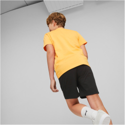 PUMA Essentials+ Street Art Logo T-Shirt Jungen 46 - clementine 176