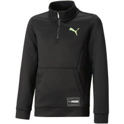 PUMA FIT 1/4-Zip Sweatshirt Jungen 51 - PUMA black/fizzy...