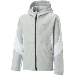 PUMA Evostripe Kapuzenjacke Jungen 04 - light gray...