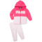 PUMA Minicats Colorblock Fleece Baby-Jogginganzug 62 - pearl pink 92