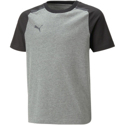 PUMA teamCUP Casuals T-Shirt Kinder 13 - medium gray...