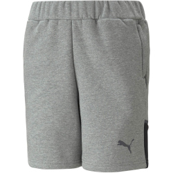 PUMA teamCUP Casuals Sweatshorts Kinder 13 - medium gray heather 140