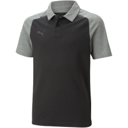 PUMA teamCUP Casuals Poloshirt Kinder 03 - PUMA black 152
