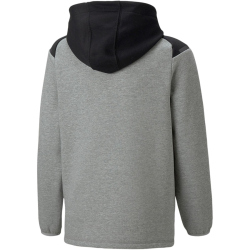 PUMA teamCUP Casuals Kapuzenjacke Kinder 13 - medium gray...