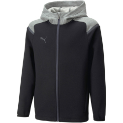 PUMA teamCUP Casuals Kapuzenjacke Kinder 03 - PUMA black 152
