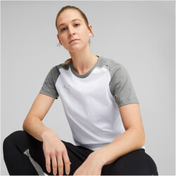 PUMA teamCUP Casuals T-Shirt Damen 04 - puma white XS