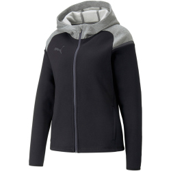 PUMA teamCUP Casuals Kapuzenjacke Damen 03 - PUMA black XS