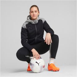 PUMA teamCUP Casuals Kapuzenjacke Damen 03 - PUMA black XS