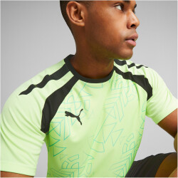 PUMA teamLIGA Graphic Trainingsshirt Herren 51 - fast yellow/electric peppermint S