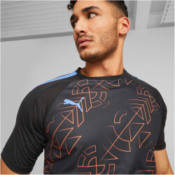 PUMA teamLIGA Graphic Trainingsshirt Herren 50 - PUMA black/ultra orange S