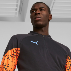 PUMA individualCUP Trainingshose Herren 50 - PUMA black/ultra orange XL