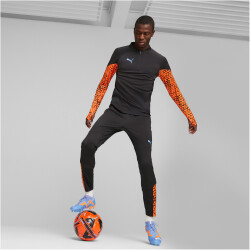 PUMA individualCUP 1/4-Zip Trainingsshirt Herren 50 - PUMA black/ultra orange S
